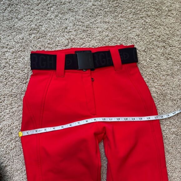Goldbergh Pippa Ski Pants Waterproof Red Flame Black NWOT US 6 Snow Pants - Picture 7 of 8